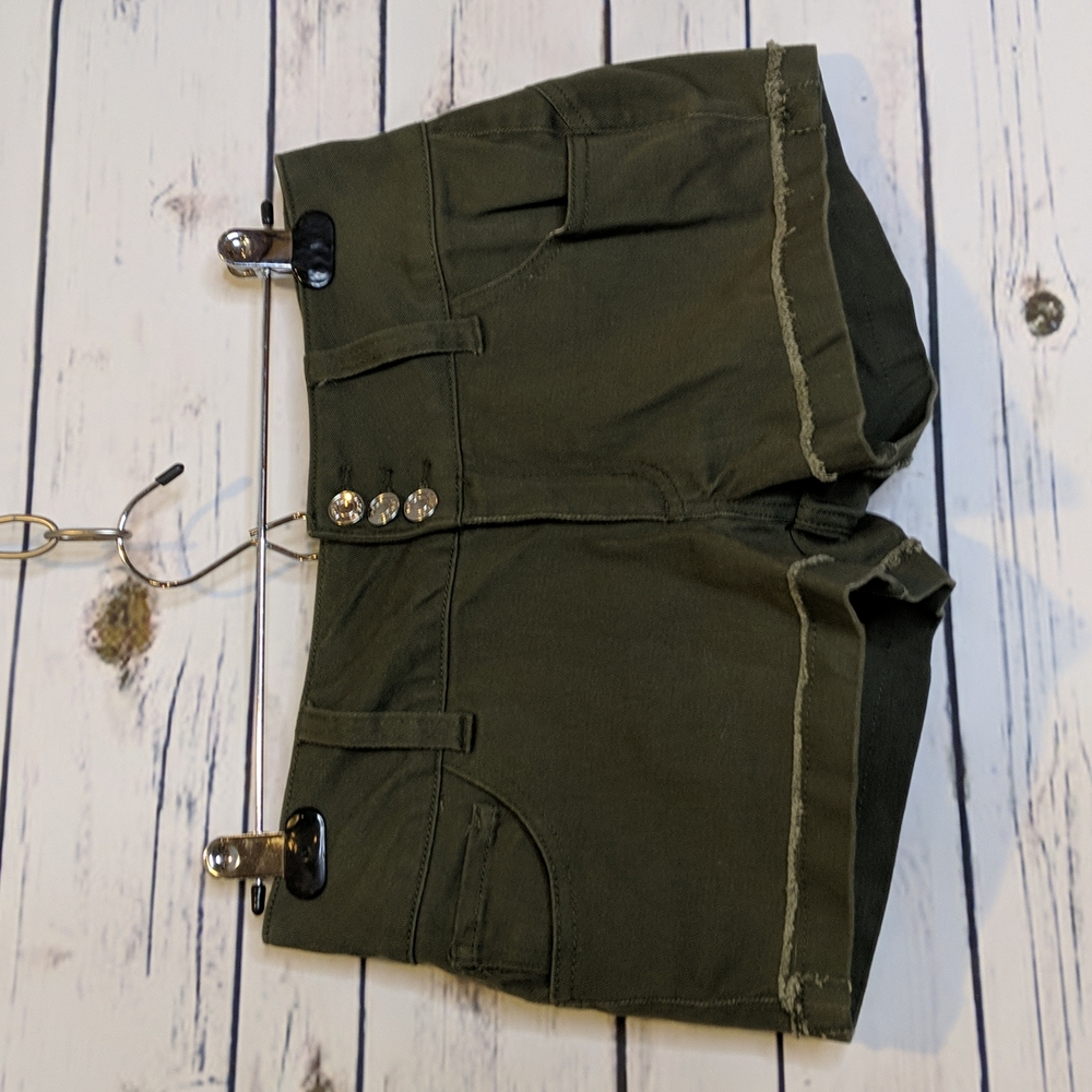 Dark Green Revival Shorts